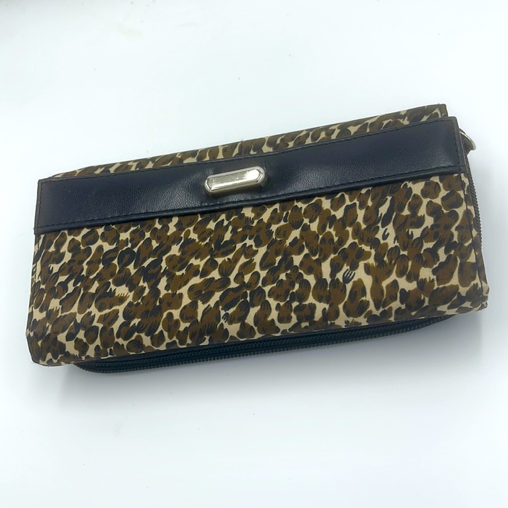 Animal Print Nylon Fabric Wallet